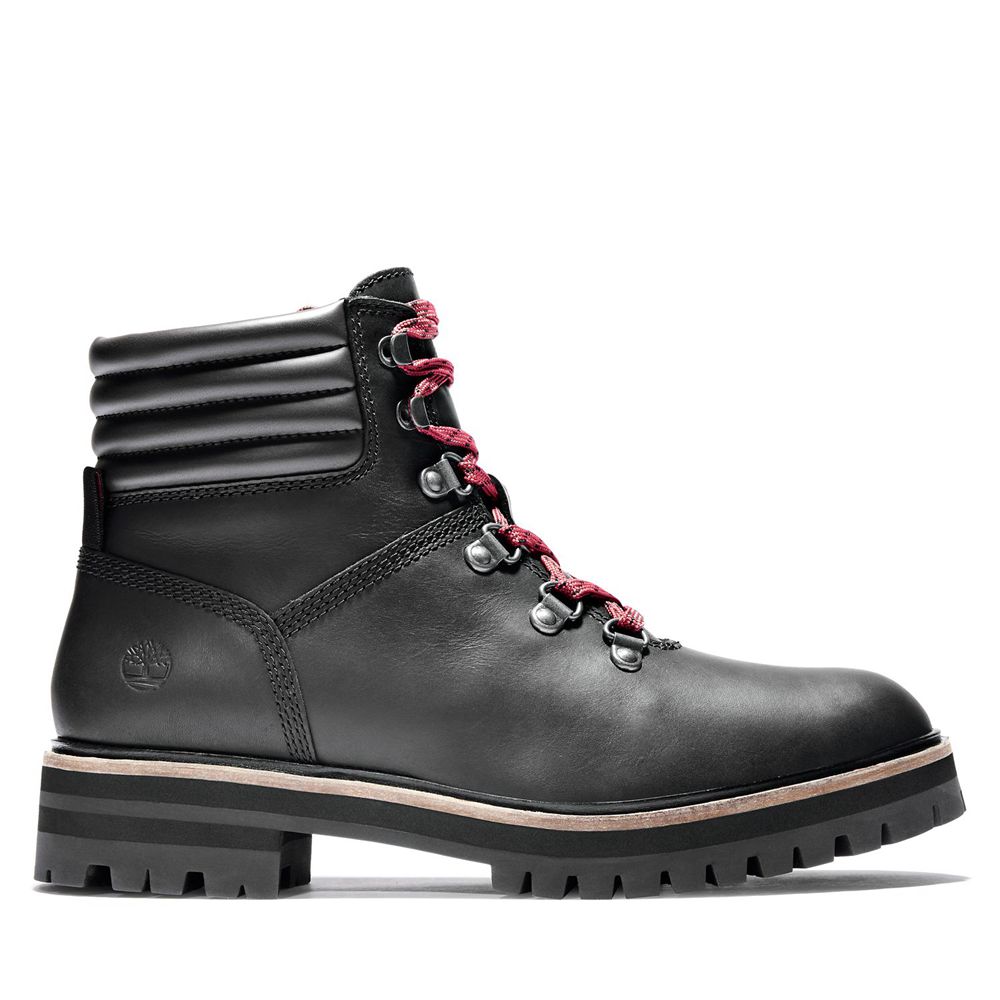 Botas Con Cordones Timberland Mujer London Square Negras - Chile QWY-580941